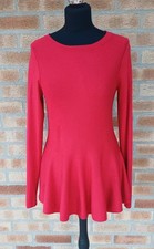 Phase Eight red knitted mini dress / tunic size 10 in excellent condition
