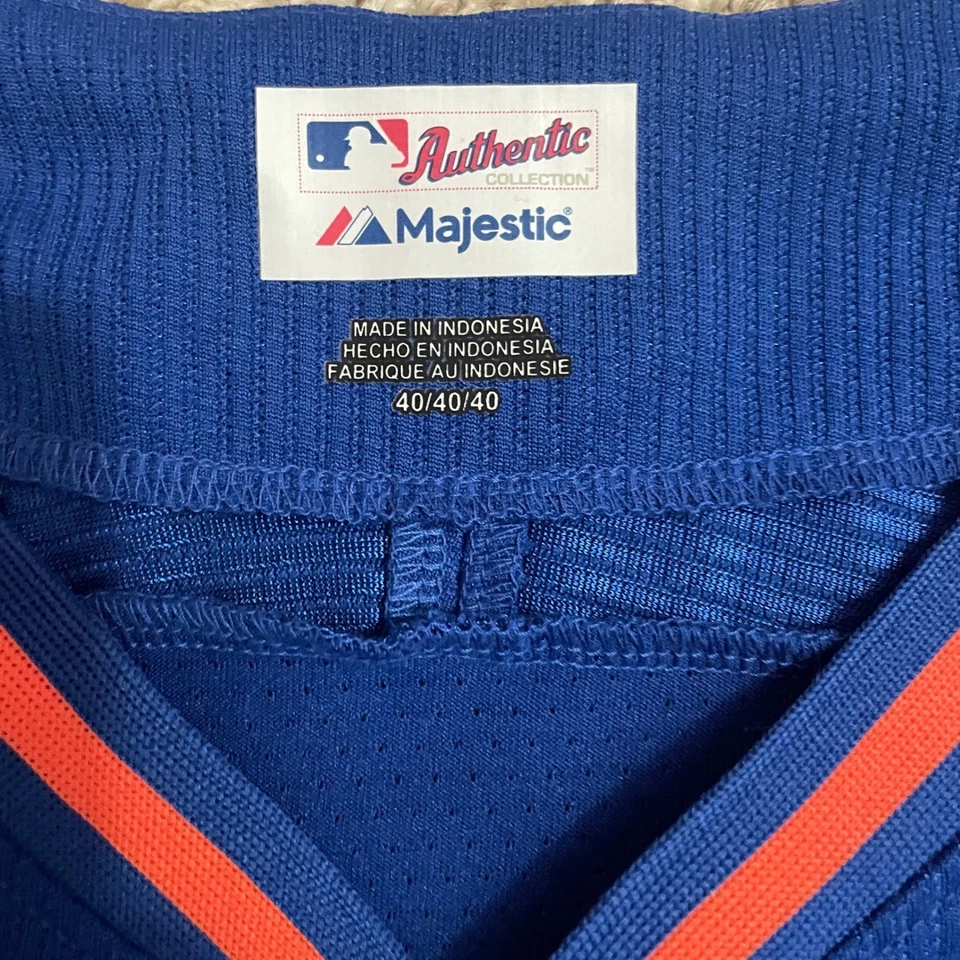 Majestic MLB Liga Americana Béisbol Juego de Estrellas Bateo Jersey Azul Talla 40 Foto 4 de 4