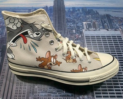 Converse x Tom & Jerry Chuck 70 High Top Grey/Egret-Black Mens