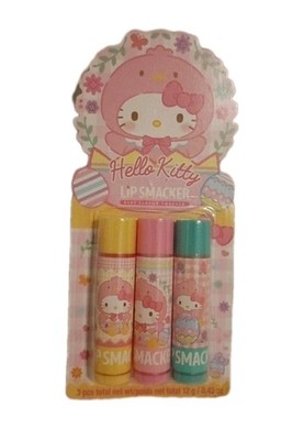 Hello Kitty Easter Lip Smacker lip balm 3 Pack 
