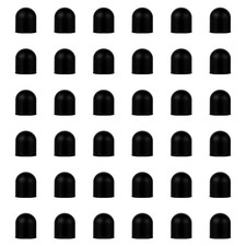 36Pcs Rubber Tips for Stylus Pens, 0.24inch 6mm Replacement Nibs Black