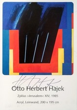 Original Autogramm - OTTO HERBERT HAJEK +2005 Kunstpostkarte signiert - RAR
