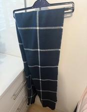 Image of Accessorize Blanket Scarf In Blue And White
