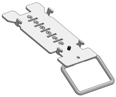 Ergonomic Solutions W128882967 CHE072-02 Keyhole Plate for Banksys  Yomani - ~E~