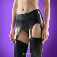 NuskUwU Latex Garter Belt