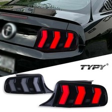 For 2010-2014 Ford Mustang Full Led W Sequential Tail Lights Black Brake Lamps