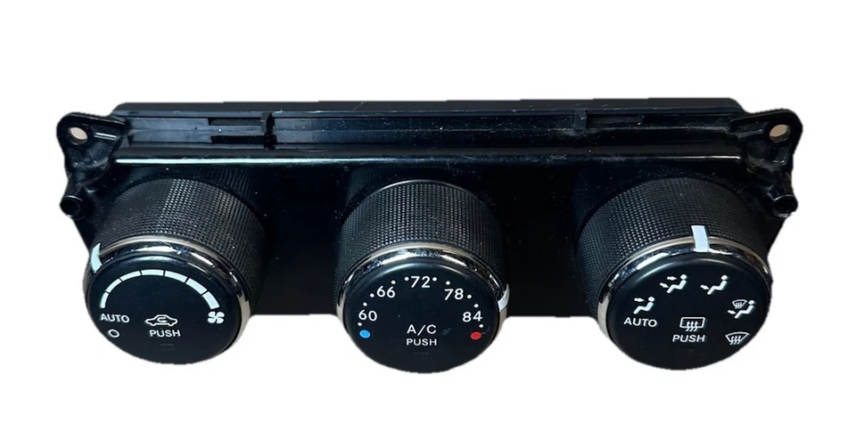 2011-2013 JEEP WRANGLER HEATER A/C CLIMATE TEMPERATURE CONTROL P55111170AE 2012 - Image 2 of 4