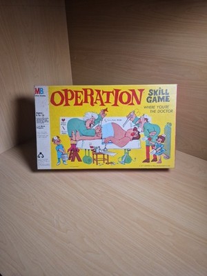 Vintage OPERATION Skill Game.  1965 Original Box, All Parts Working, & COMPLETE!