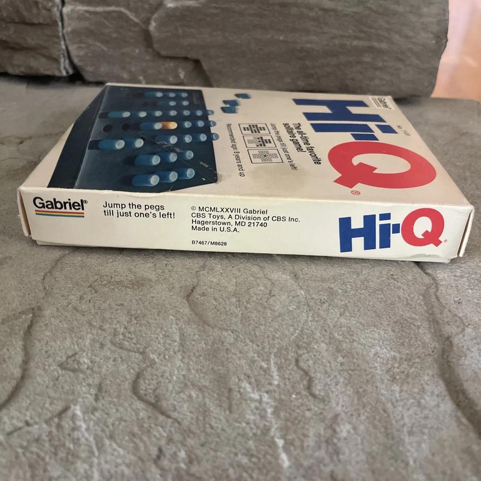 Vintage 1978 HI-Q Gabriel #7120 Solitaire Game Complete - Image 4 of 4