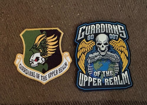 2 USAF Squadron Patches ~ 23rd Bomb Squadron ( B-52 ) ~ Iran War ~ w/ Hook Loop