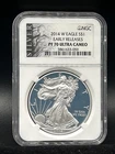 2014-W American Silver Eagle $1 Early Releases PF 70 Ultra Cameo UNC US Coin F44