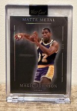 Wild card Matte Metal Magic Johnson Basketball 1/1 Serial 2026 Card