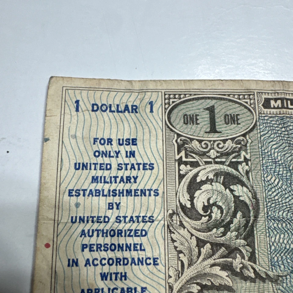 Military  Payment  Certificate - 1 Dollar, Series 472, Sold as is - Image 3 of 4
