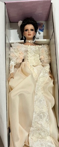 Vintage San Francisco Music Box Co 23” Porcelain Doll W/Box BRAND NEW MINT RARE - Picture 1 of 2