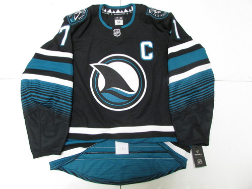 CELEBRINI SAN JOSE SHARKS CALI FIN THIRD FANATICS AUTHENTIC PRO HOCKEY JERSEY