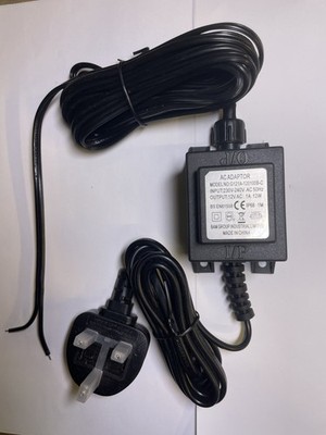 12V AC-AC ADAPTER 12VAC 2,75A LINEAR TRANSFORMATOR NETZTEIL MIT BLANKEN ENDEN
