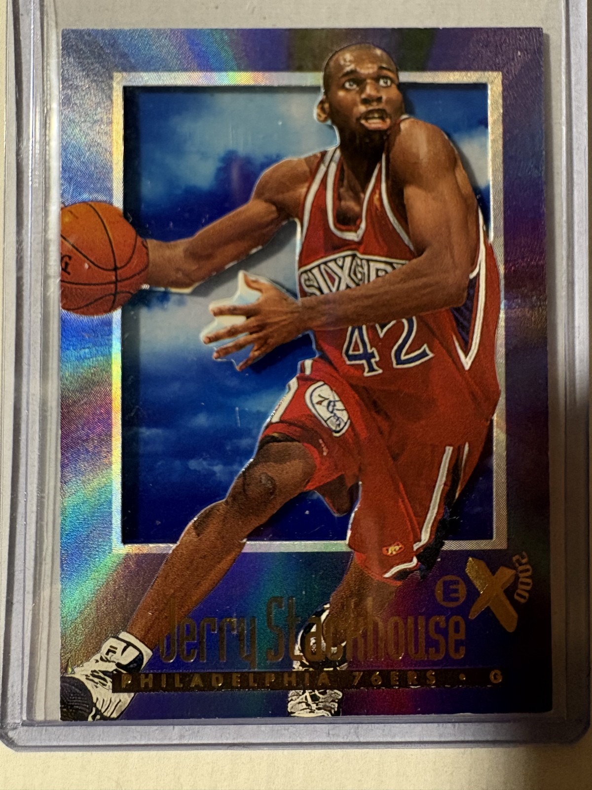 1996-97 Skybox E-X2000 - Jerry Stackhouse #54 Sixers
