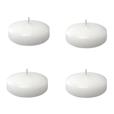 Floating Candles 3 Inch, 4 Pack  10 Hour Burn Time for Weddings & Events