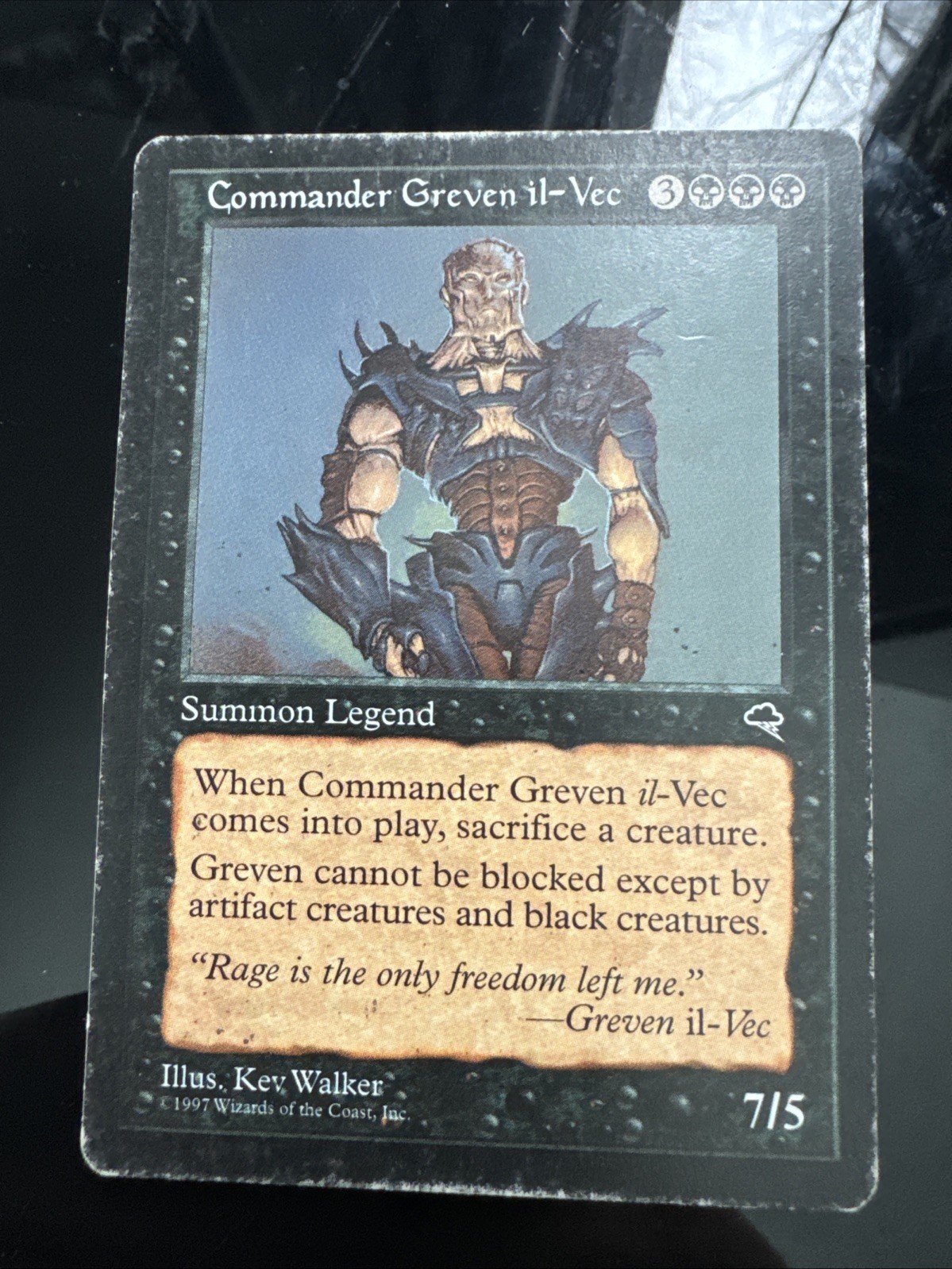 Magic the Gathering Tempest Commander Greven Il-Vec Moderately Played
