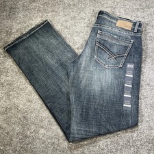 Buckle BKE Tyler Bootcut Jeans Mens 34x36 Mid Wash Blue Superior Stretch Denim