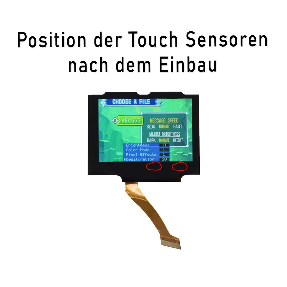 HISPEEDIDO GBA SP Laminated IPS Display Drop In Set V5 OSD Gameboy Advance SP - Bild 4 von 4