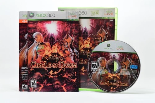 Kingdom Under Fire: Circle of Doom (Microsoft Xbox 360 2008) Complete CIB TESTED