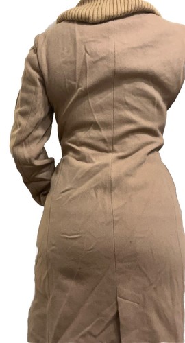 D&G Dolce & Gabbana Damen Braun Wolle Mantel Jacke Gr. 26/4 Camel LESEN - Bild 9 von 12