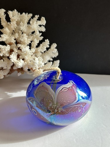 Glasshouse Studio Eric Brakken Signed Oil Lamp 1985 Art Glass Mt St Helen’s Ash - Picture 19 of 24
