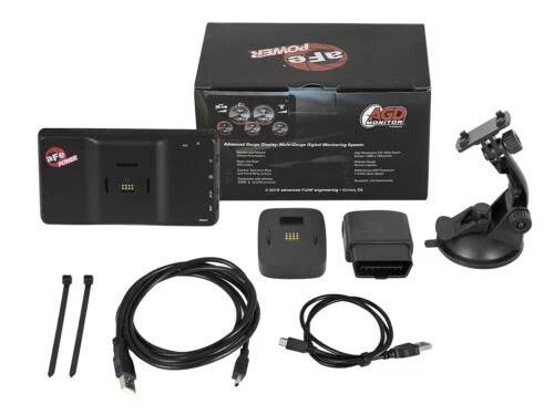 Monitor de pantalla de calibre avanzado aFe Power 5,5" para 08-22 Dodge/Ram/Ford/GM diésel Foto 4 de 4