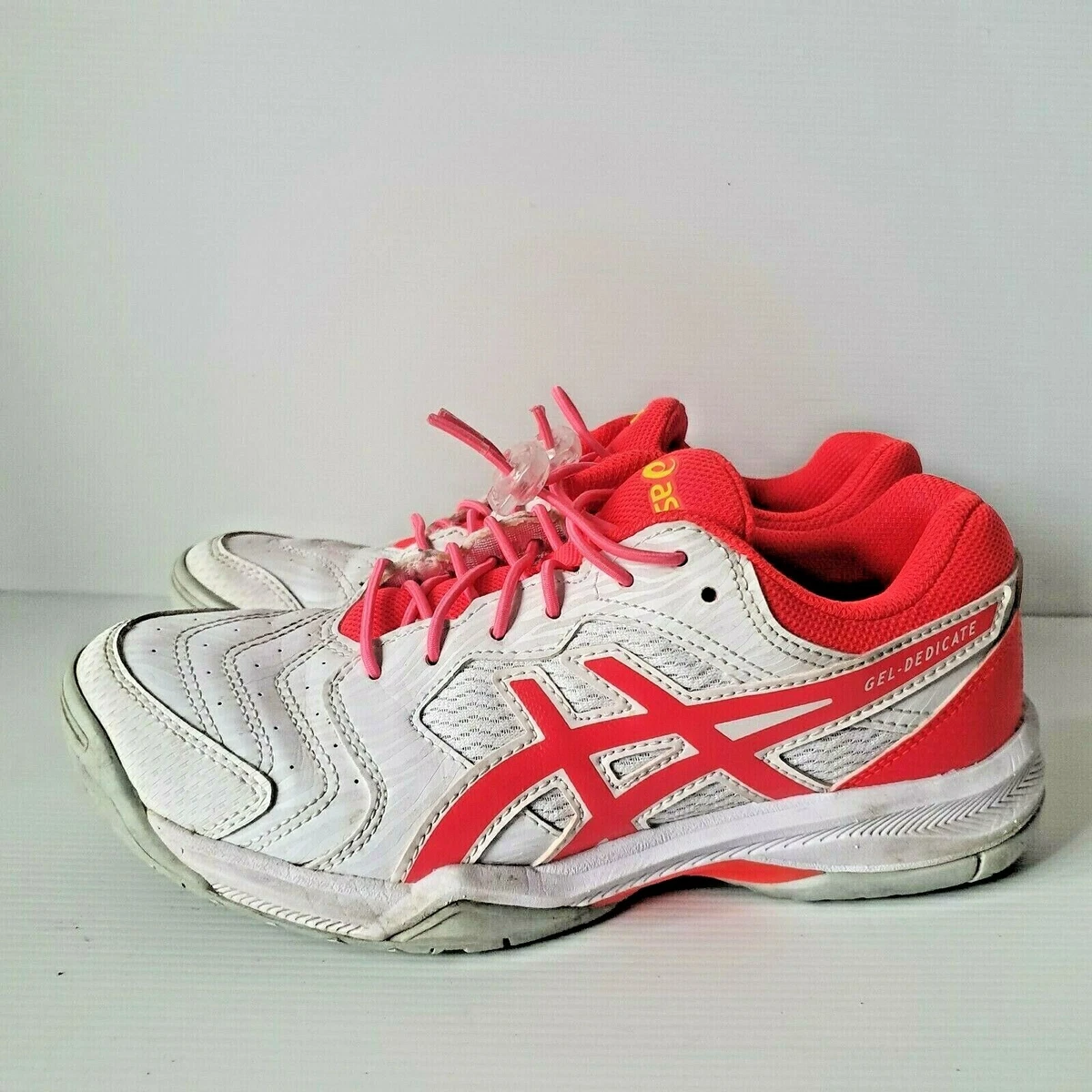 ASICS Tennis Shoes Gel Dedicate 6 Woman Speed Laces Size US 6 Free Post