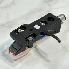 Headshell & MM Cartridge New OFC Lead Wire Black a448 for Record Player