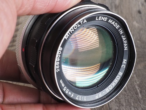 Minolta MC Rokkor-PF 55mm f/1.7 f1.7 Prime Lens – Japan Manual Focus MF READ - Picture 2 of 8