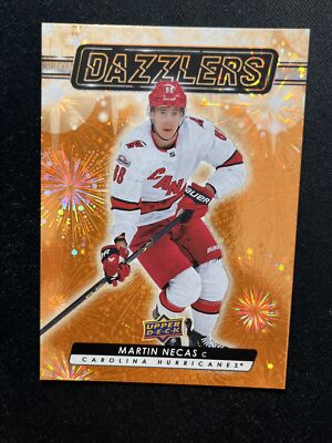23-24 UD Series 1 Hockey Orange Dazzler DZ-44 Martin Necas