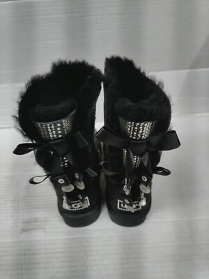 値下げ　UGG W Bailey Bling 黒ムートンブーツ 24cm US7 UGG W BAILEY BLING ブラック 24.0㌢ 【公式通販】
