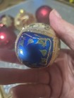 Stunning Vintage Style Wine Color Glass Egg/Teardrop/Balls Christmas Ornaments  — photo 6