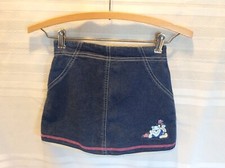 Vintage 2000 Winnie The Pooh Girls Jean Skort Sz 6