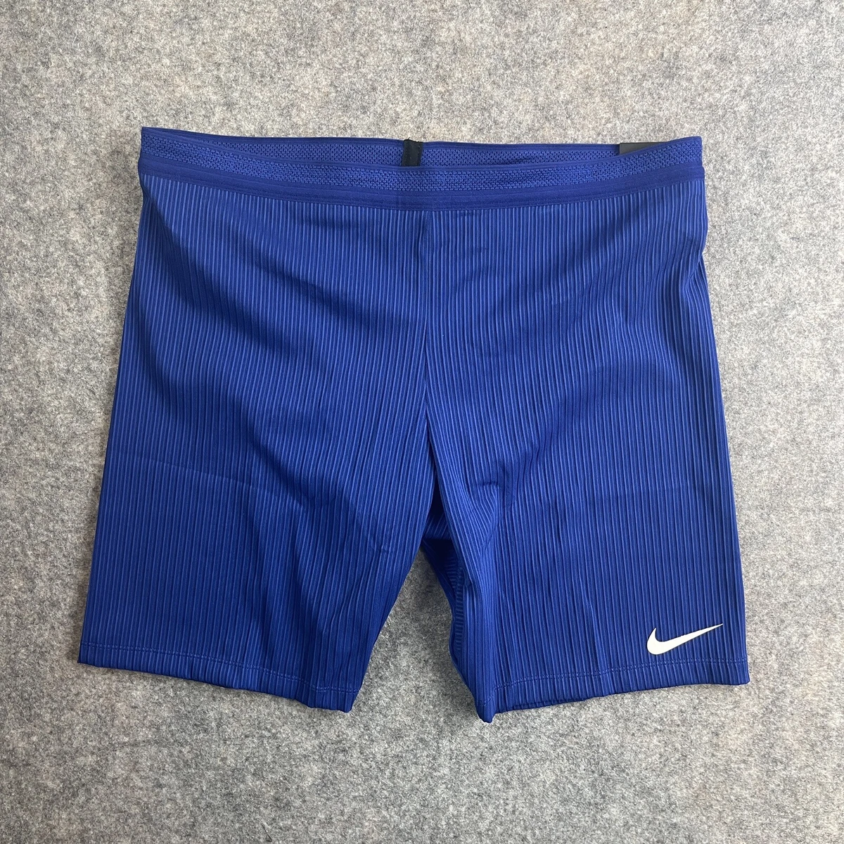 Nike Dri-FIT ADV Team USA Aeroswift Running 1/2 Tights Blue Sz XL CV0406-455