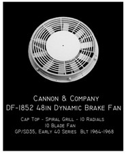 Cannon Company DF-1852 Thinwall 48 in Dynamic Brake Fan