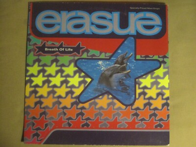 ERASURE BREATH OF LIFE 12'' ORIG '92 SIRE 9-40344-0 PROMO SYNTH POP HOUSE GEM NM