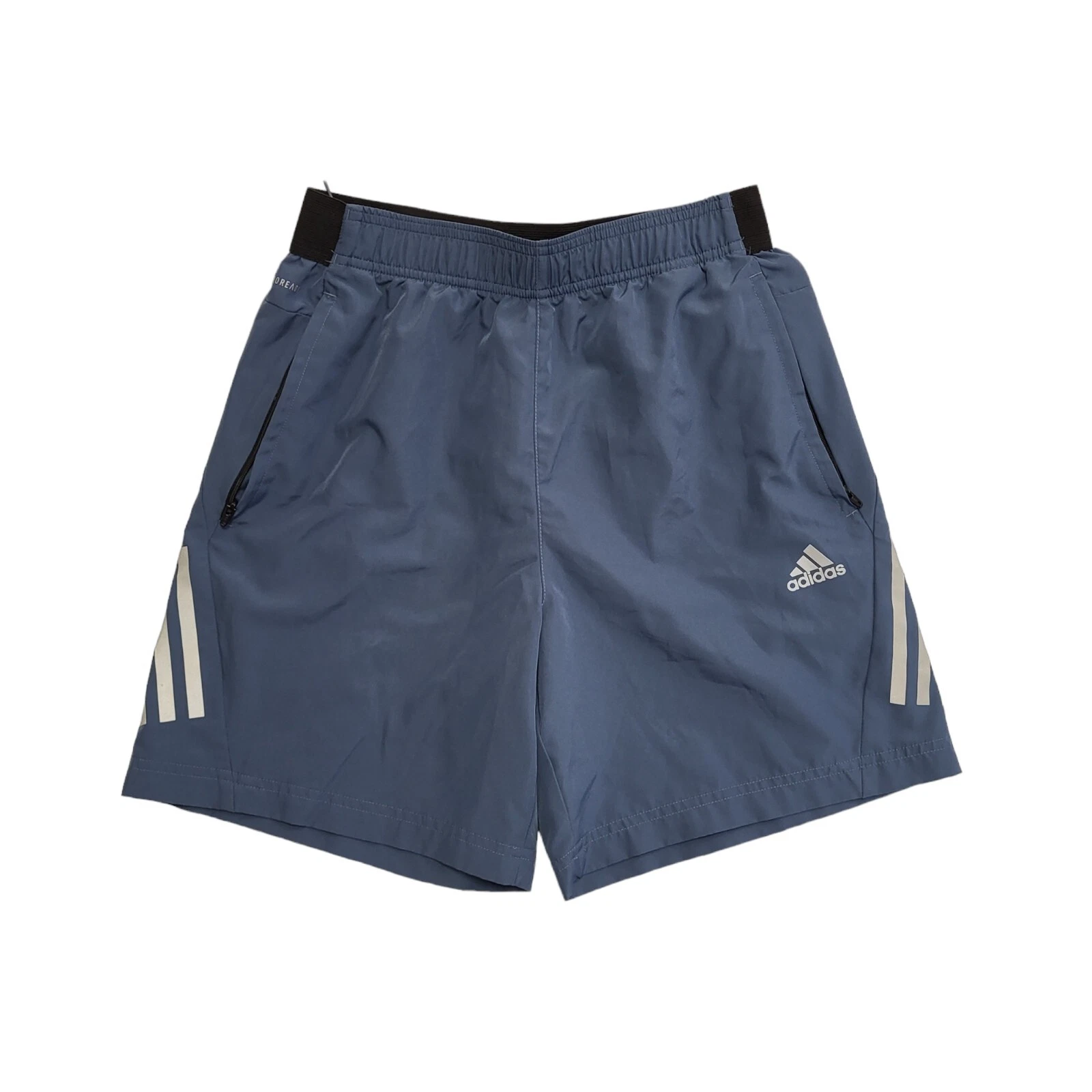 Adidas Blu Coulisse Allenamento Palestra Con Tasche UK Uomo S W30 AA725