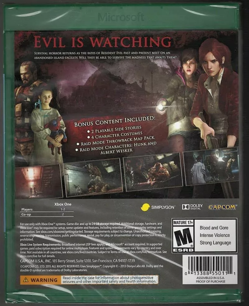 Jogo Resident Evil: Revelations 2 - Xbox One