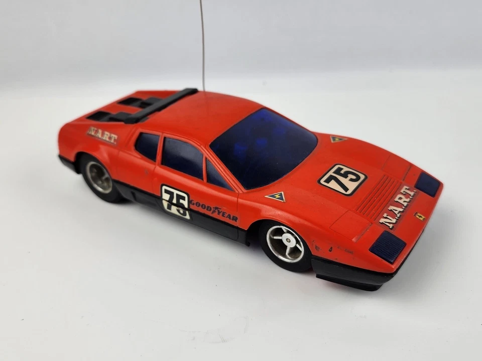Vintage Sears Radio Controlled Ferrari 512 BB with Original Box Not Running - Image 3 of 4