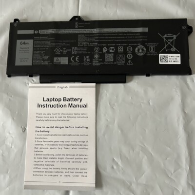 GRT01 New Battery for Dell Latitude 5421 5521 Precision 14 3470 Alienware m17 R5