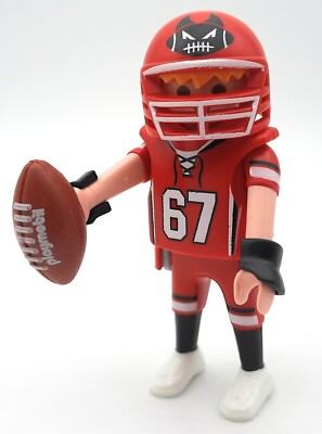 Playmobil Geobra single Figure. American Football Player. number 67. Germany