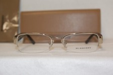 Brand New Authentic Burberry Eyeglass 1093 Gold 1002 Size 49-17mm Case