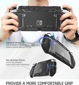 Mumba Dockable Case For Nintendo Switch OLED 2021 Console JoyCon Grip Case Cover