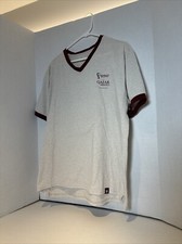 Qatar Airways T-Shirt Adult Medium  Ringer V-Neck World Cup 22