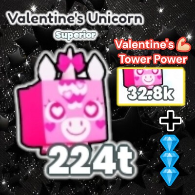Valentine's Unicorn + 3 Million Diamonds. PS99. OP. Same Day