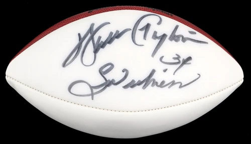 Walter Payton "Sweetness" Signed Authentic Wilson NFL Football Beckett COA