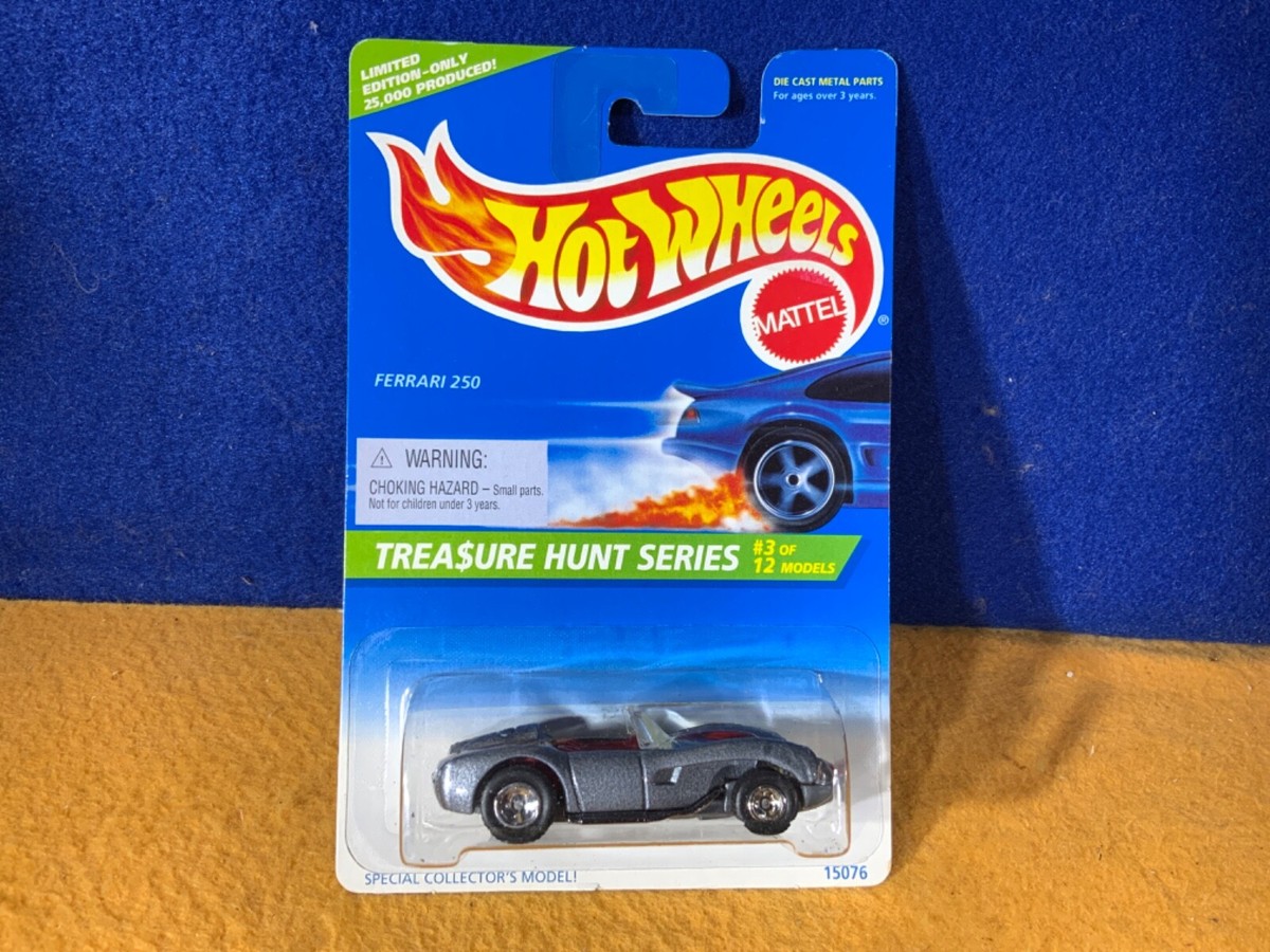 N9-86 HOT WHEELS TREASURE HUNT - FERRARI 250 - 1996 - SILVER